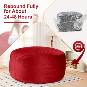 HABUTWAY® Dutch Velvet Bean Bag Chair