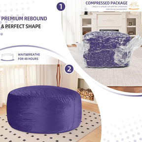 HABUTWAY® Dutch Velvet Bean Bag Chair