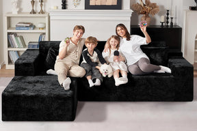 HABUTWAY®L-Shape Modular Sectional Sofa Couch