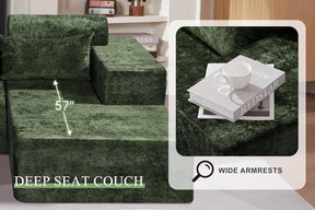 HABUTWAY®L-Shape Modular Sectional Sofa Couch
