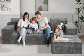 HABUTWAY®L-Shape Modular Sectional Sofa Couch