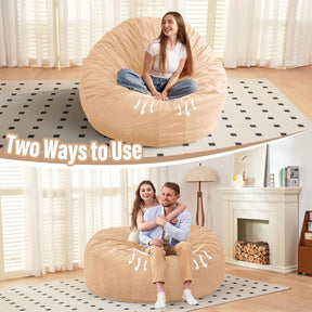 HABUTWAY® Dutch Velvet Bean Bag Chair