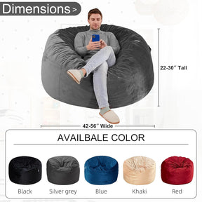 HABUTWAY® Dutch Velvet Bean Bag Chair