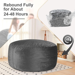 HABUTWAY® Dutch Velvet Bean Bag Chair