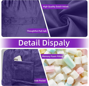 HABUTWAY® Dutch Velvet Bean Bag Chair