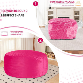 HABUTWAY® Dutch Velvet Bean Bag Chair