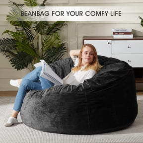 HABUTWAY® Dutch Velvet Bean Bag Chair