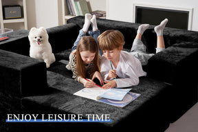 HABUTWAY®L-Shape Modular Sectional Sofa Couch