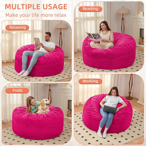 HABUTWAY® Dutch Velvet Bean Bag Chair