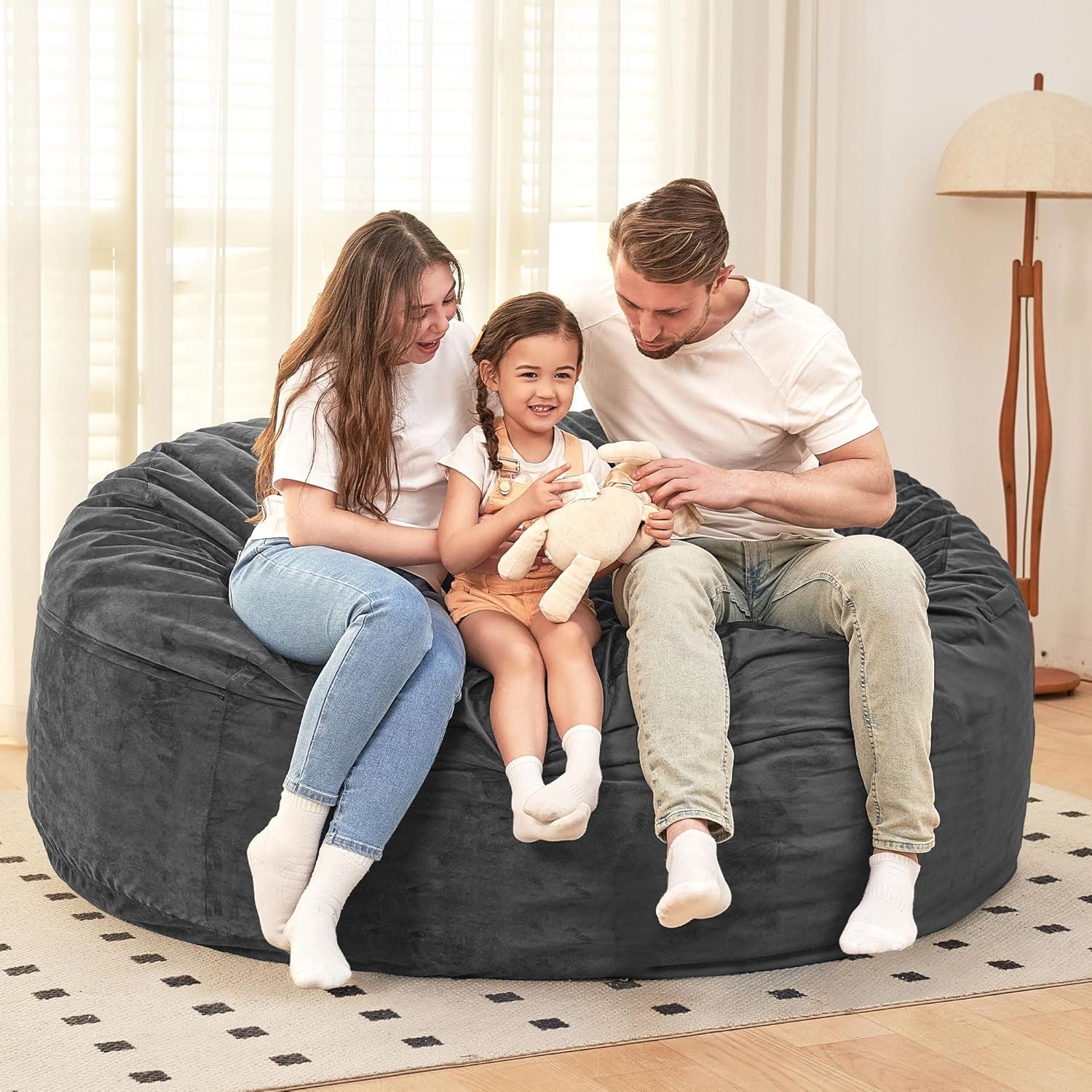 HABUTWAY® Dutch Velvet Bean Bag Chair