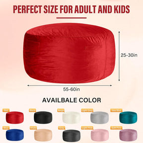 HABUTWAY® Dutch Velvet Bean Bag Chair