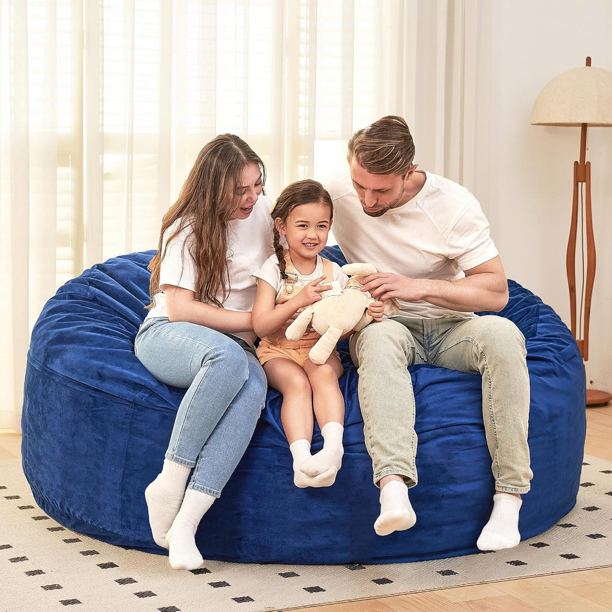 HABUTWAY® Dutch Velvet Bean Bag Chair