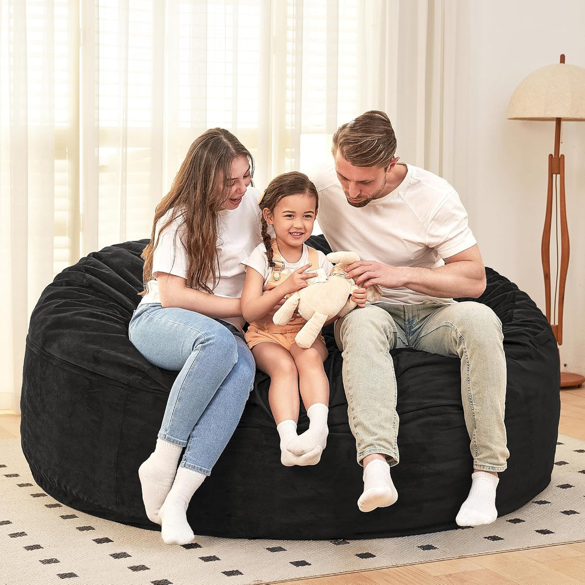HABUTWAY® Dutch Velvet Bean Bag Chair