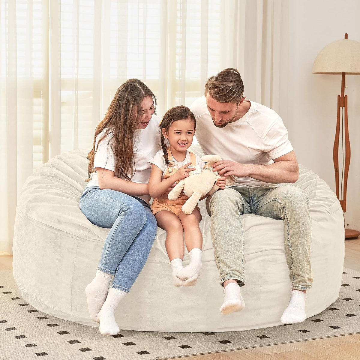 HABUTWAY® Dutch Velvet Bean Bag Chair