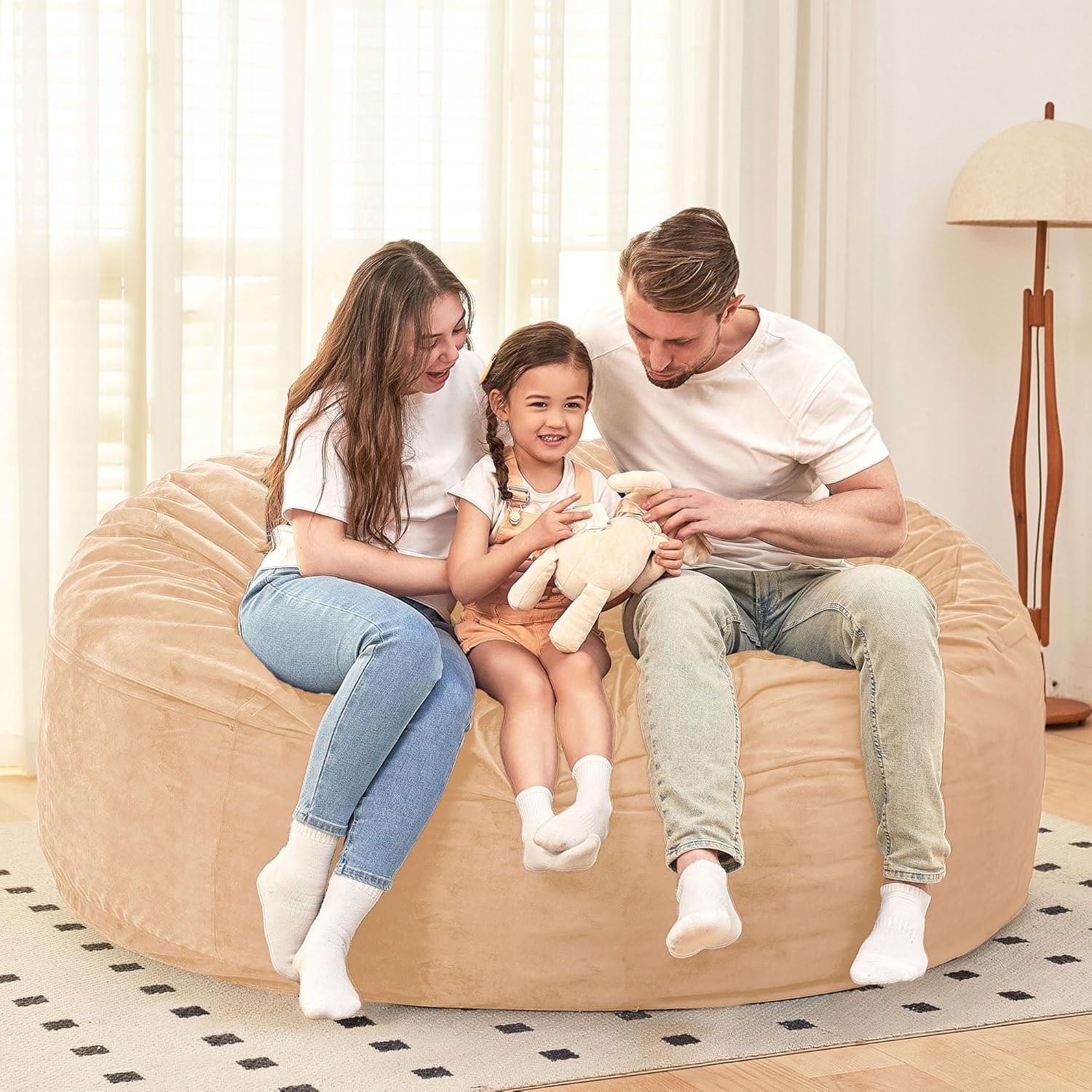 HABUTWAY® Dutch Velvet Bean Bag Chair