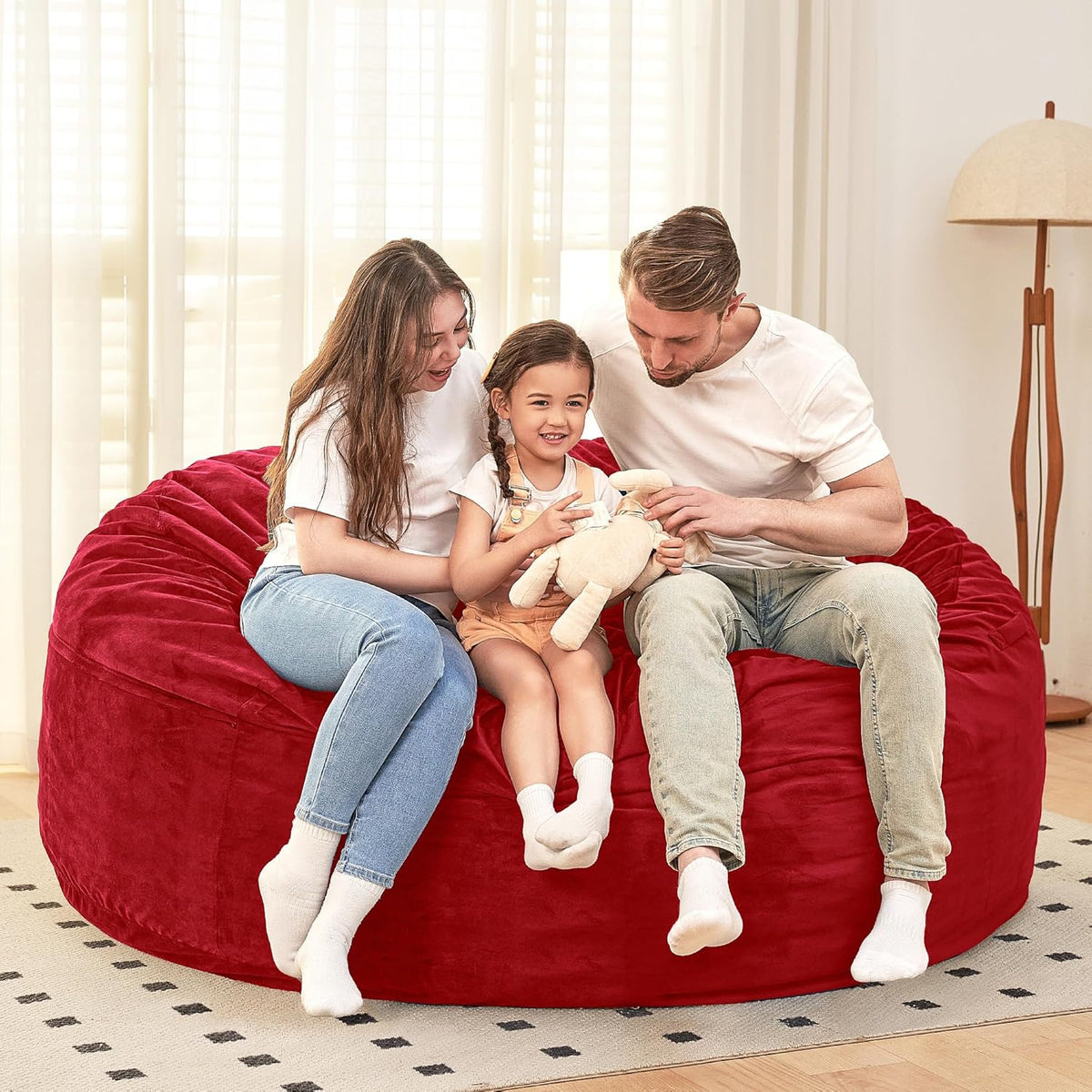HABUTWAY® Dutch Velvet Bean Bag Chair