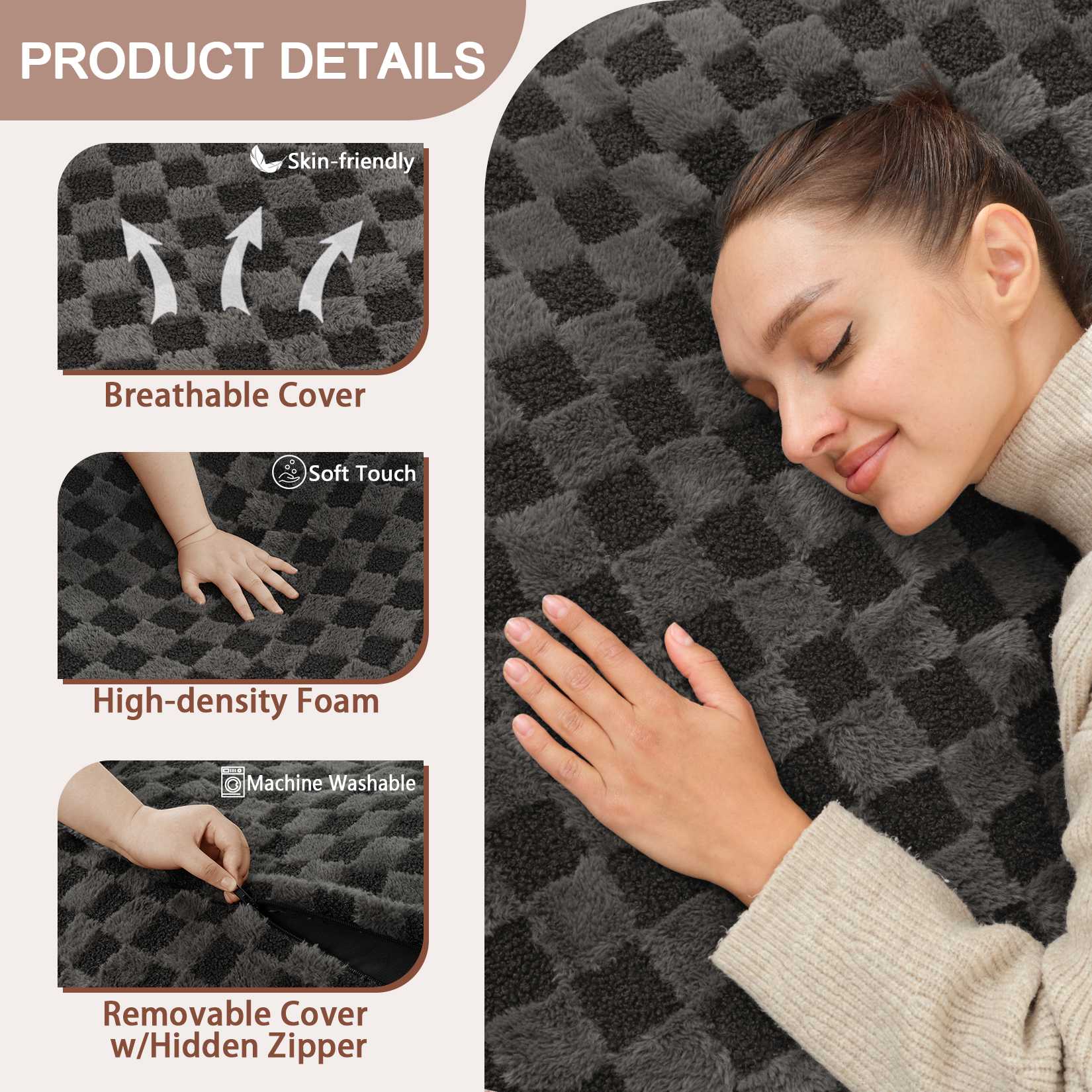 HABUTWAY® 4 in 1 Bean Bag Chair