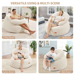 HABUTWAY® Bean Bag Chair with U-Shaped Pillow