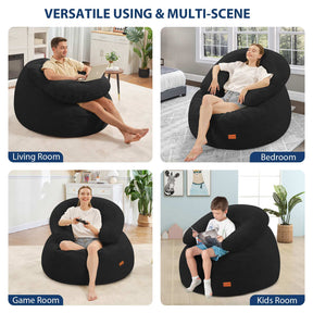 HABUTWAY® Bean Bag Chair with U-Shaped Pillow