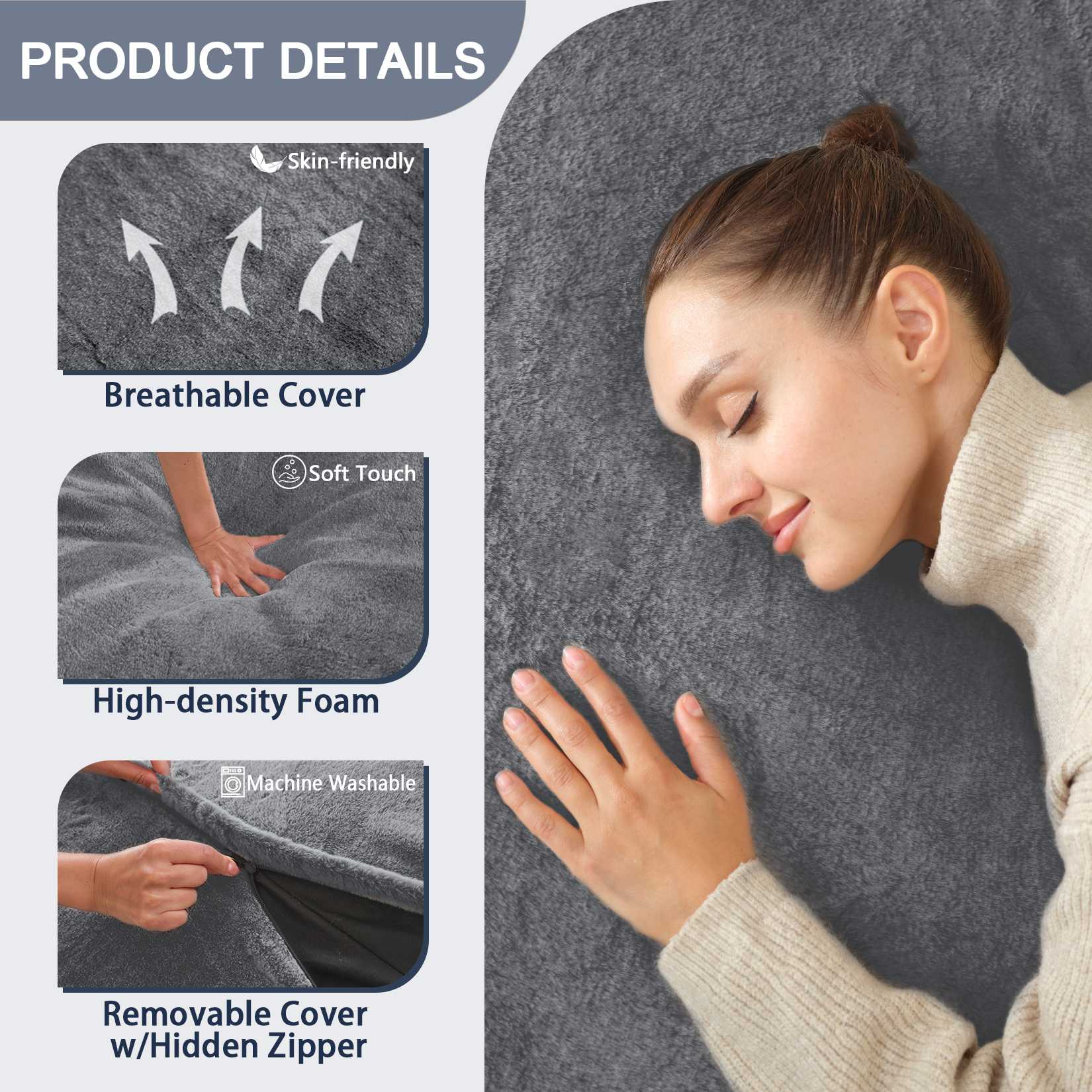 HABUTWAY® 4 in 1 Bean Bag Chair