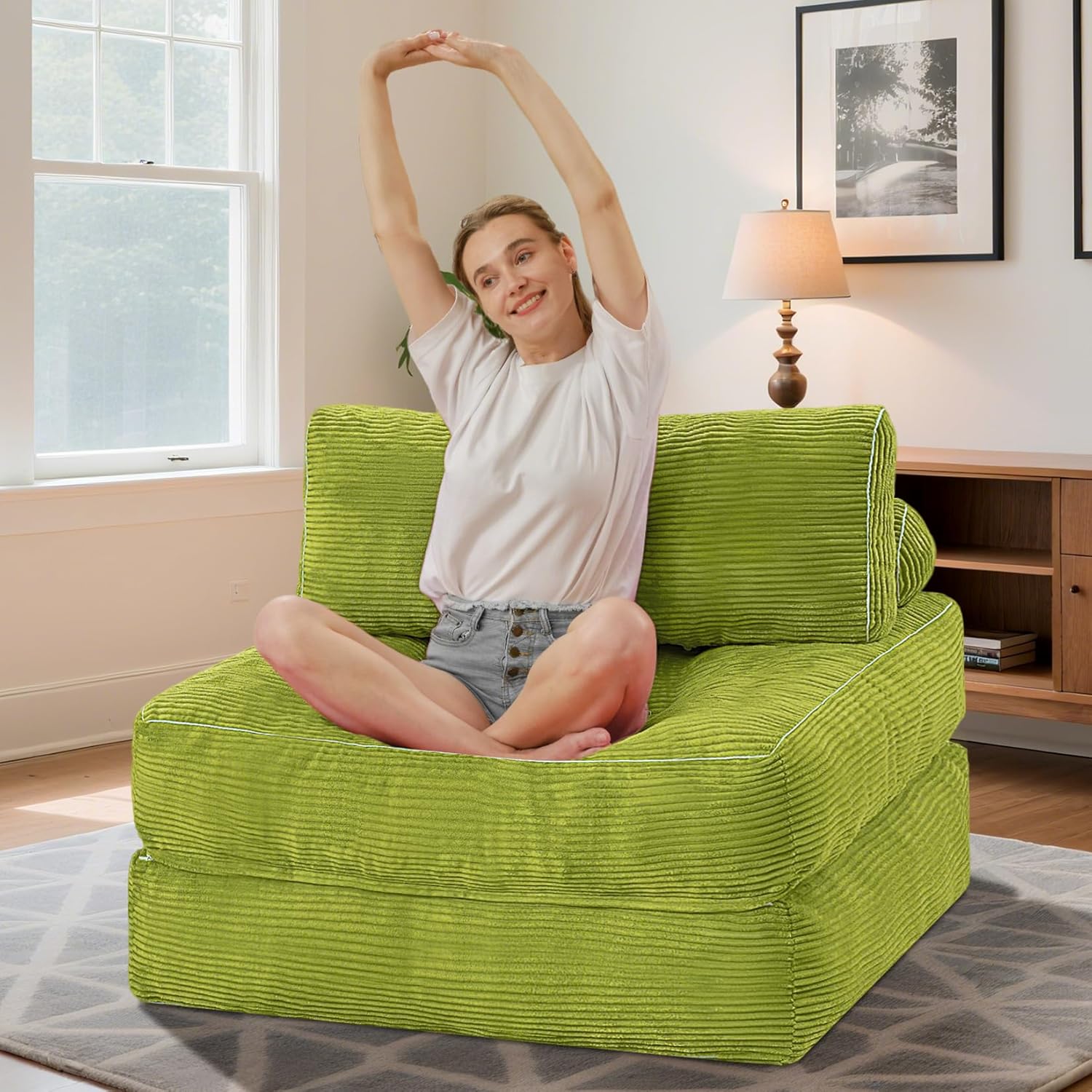 HABUTWAY® Convertible Sofa Bed with Pillow
