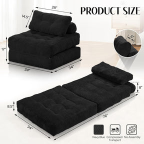 HABUTWAY® Convertible Sofa Bed with Pillow