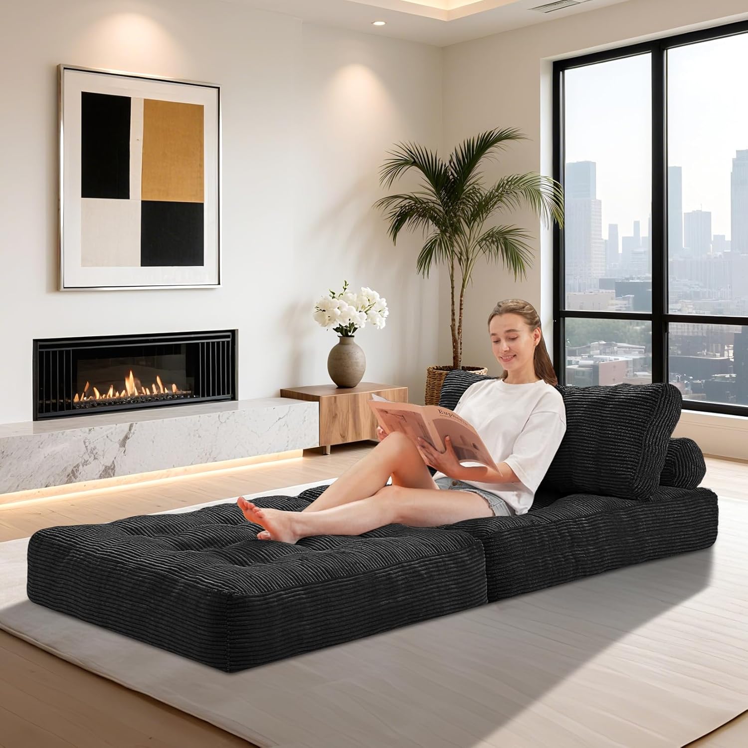 HABUTWAY® Convertible Sofa Bed with Pillow