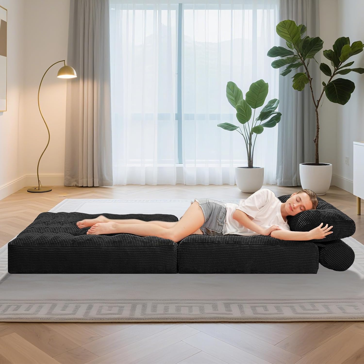 HABUTWAY® Convertible Sofa Bed with Pillow