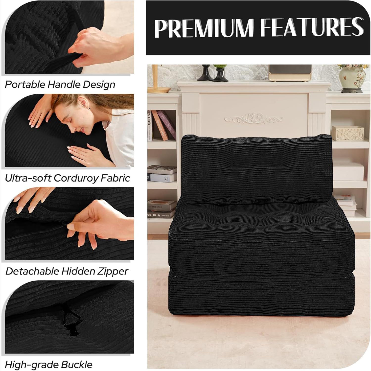 HABUTWAY® Convertible Sofa Bed with Pillow