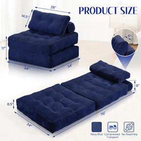 HABUTWAY® Convertible Sofa Bed with Pillow