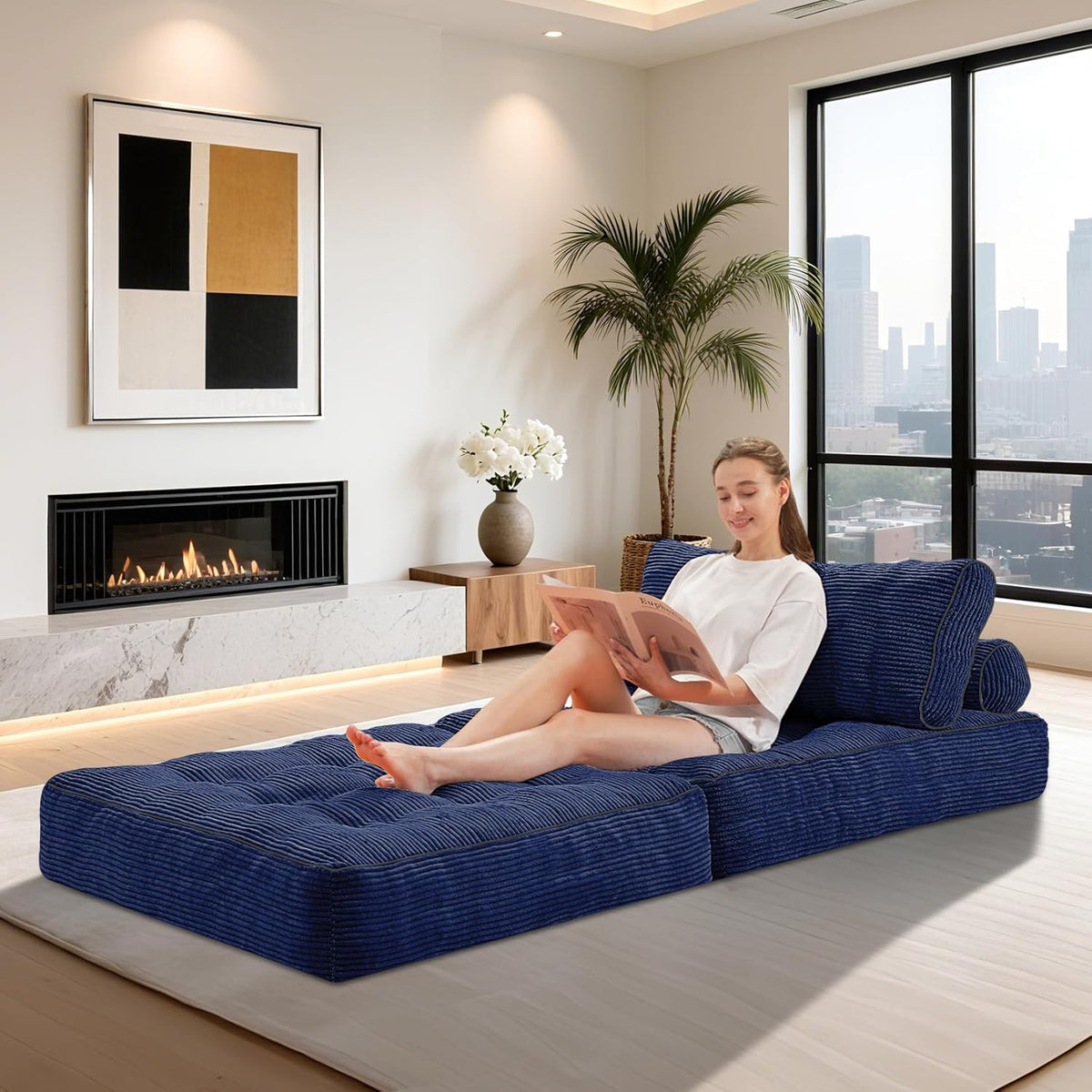 HABUTWAY® Convertible Sofa Bed with Pillow