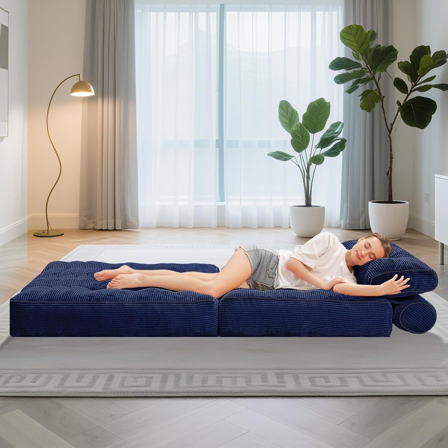 HABUTWAY® Convertible Sofa Bed with Pillow