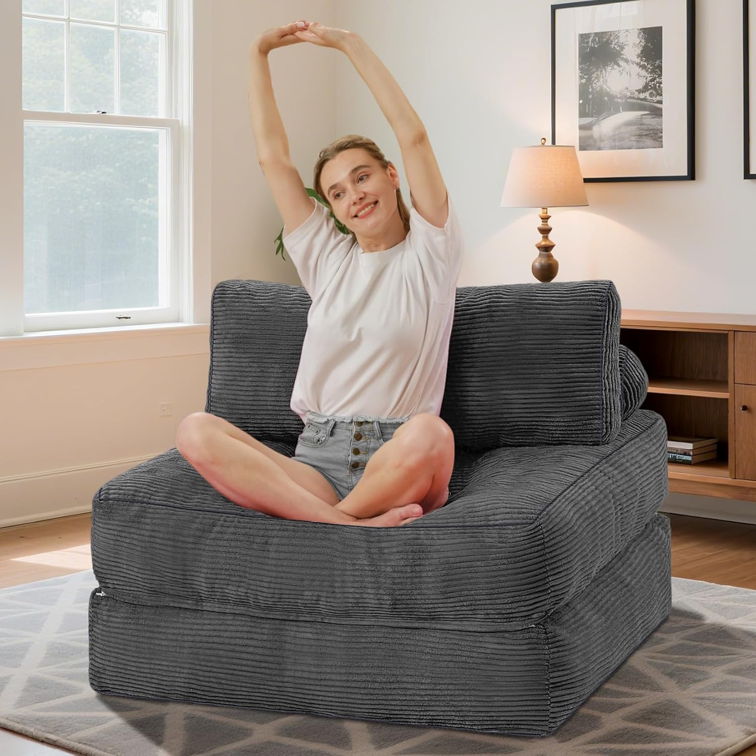 HABUTWAY® Convertible Sofa Bed with Pillow