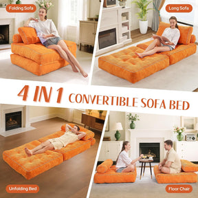 HABUTWAY® Convertible Sofa Bed with Pillow