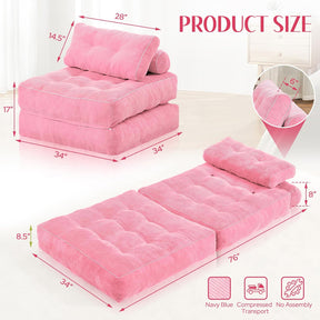 HABUTWAY® Convertible Sofa Bed with Pillow