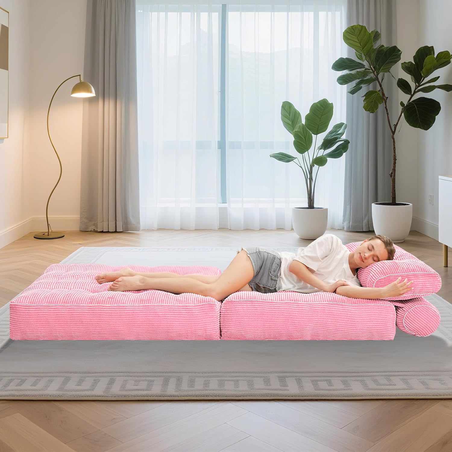 HABUTWAY® Convertible Sofa Bed with Pillow