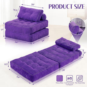 HABUTWAY® Convertible Sofa Bed with Pillow