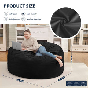 HABUTWAY® Dutch Velvet Bean Bag Chair New
