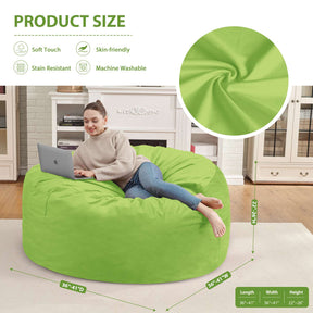 HABUTWAY® Dutch Velvet Bean Bag Chair New