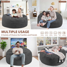 HABUTWAY® Dutch Velvet Bean Bag Chair New