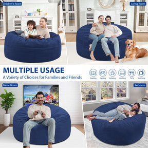 HABUTWAY® Dutch Velvet Bean Bag Chair New