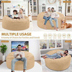 HABUTWAY® Dutch Velvet Bean Bag Chair New