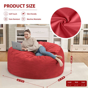 HABUTWAY® Dutch Velvet Bean Bag Chair New