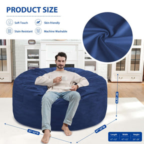 HABUTWAY® Dutch Velvet Bean Bag Chair New