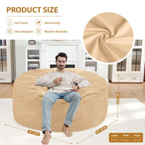 HABUTWAY® Dutch Velvet Bean Bag Chair New