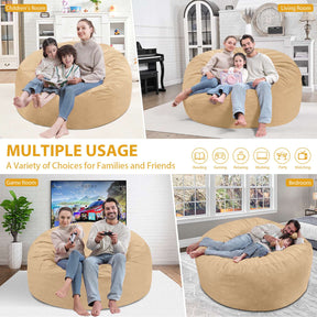 HABUTWAY® Dutch Velvet Bean Bag Chair New