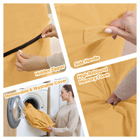 HABUTWAY® 7FT Dutch Velvet Bean Bag Chair