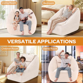 HABUTWAY® Inflatable Bean Bag Chair with Air Pump