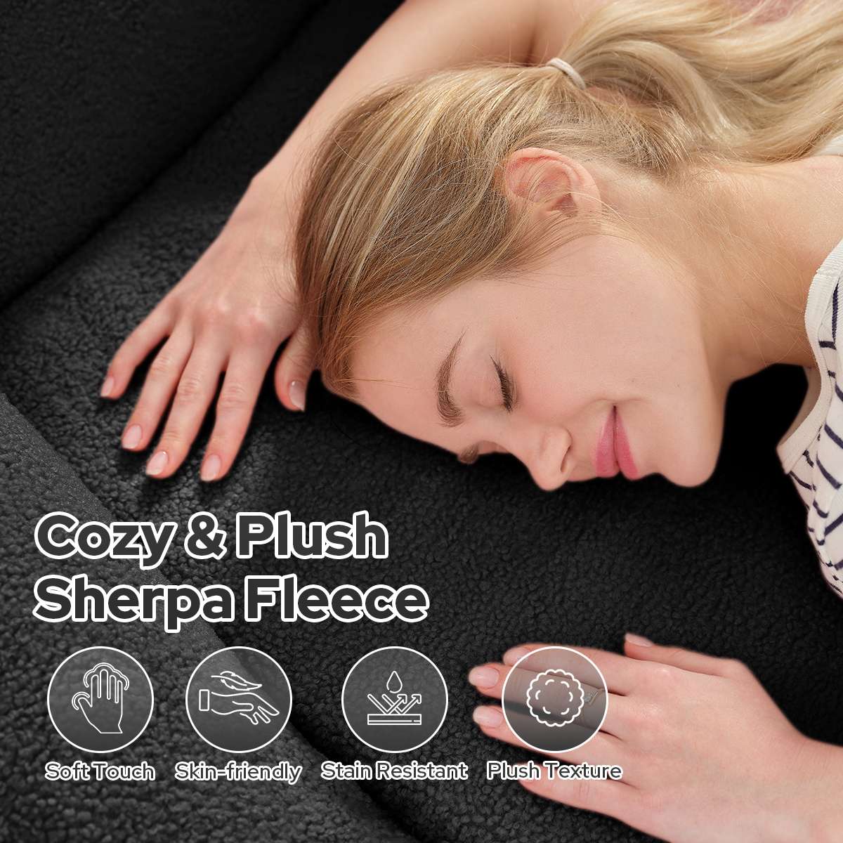 HABUTWAY® Inflatable Bean Bag Chair with Air Pump