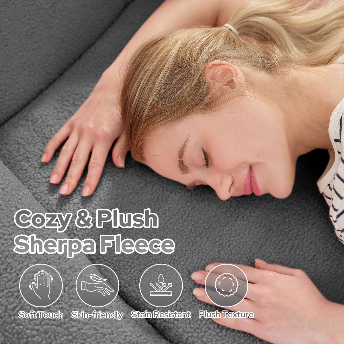 HABUTWAY® Inflatable Bean Bag Chair with Air Pump